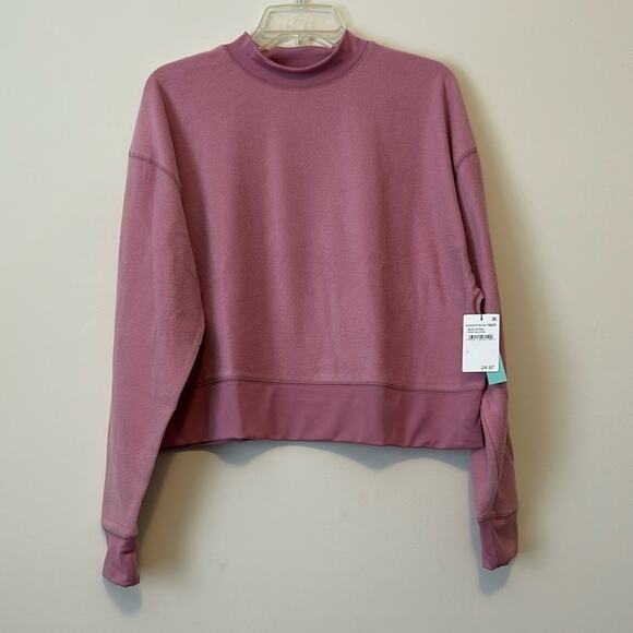 Abound Crop Top Soft Pink SZ L - Picture 1 of 5